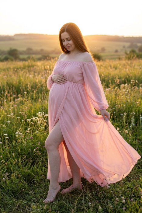Промпт №26535 для беременность фотосессия
